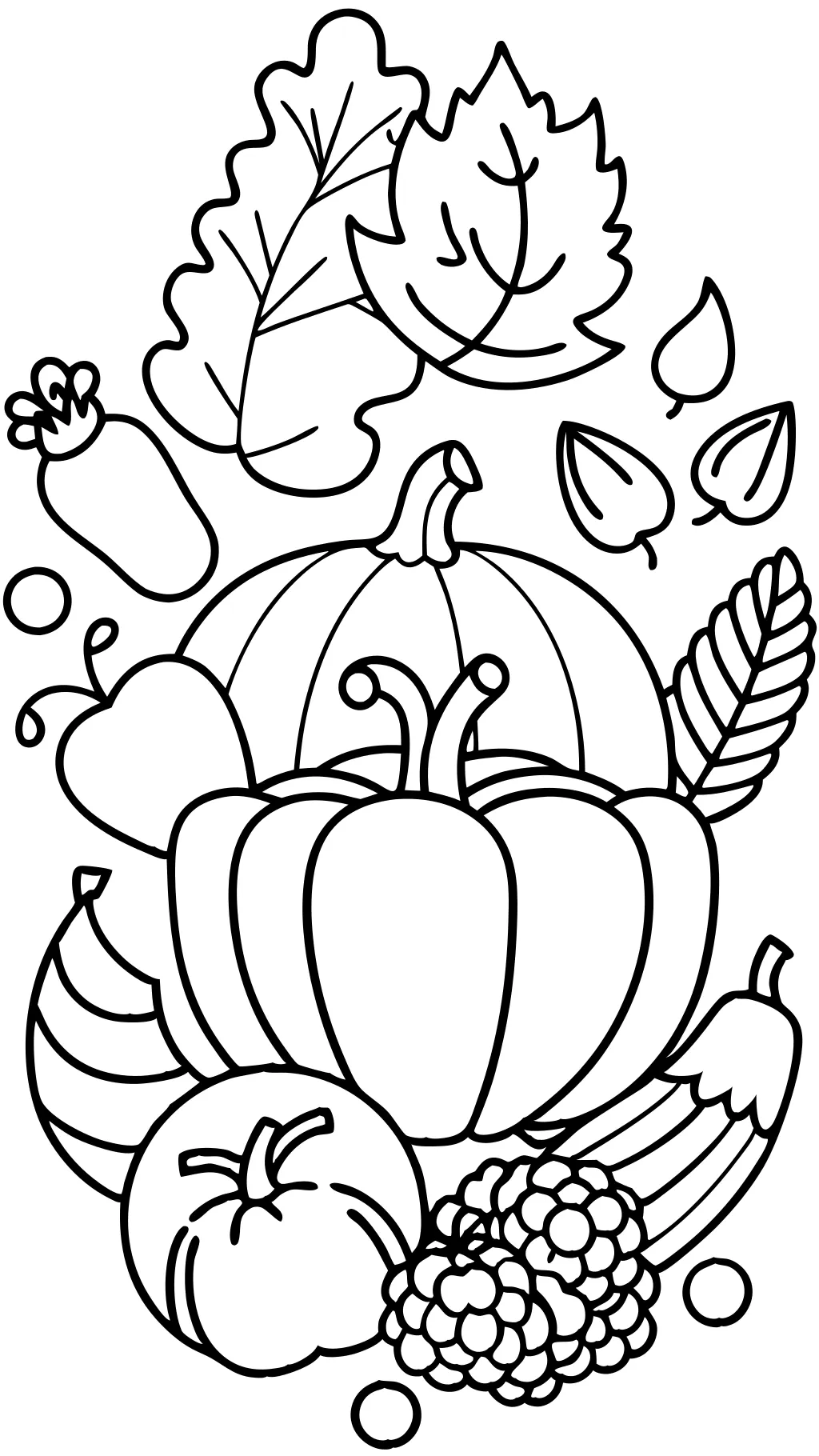 thanksgiving coloring pages free